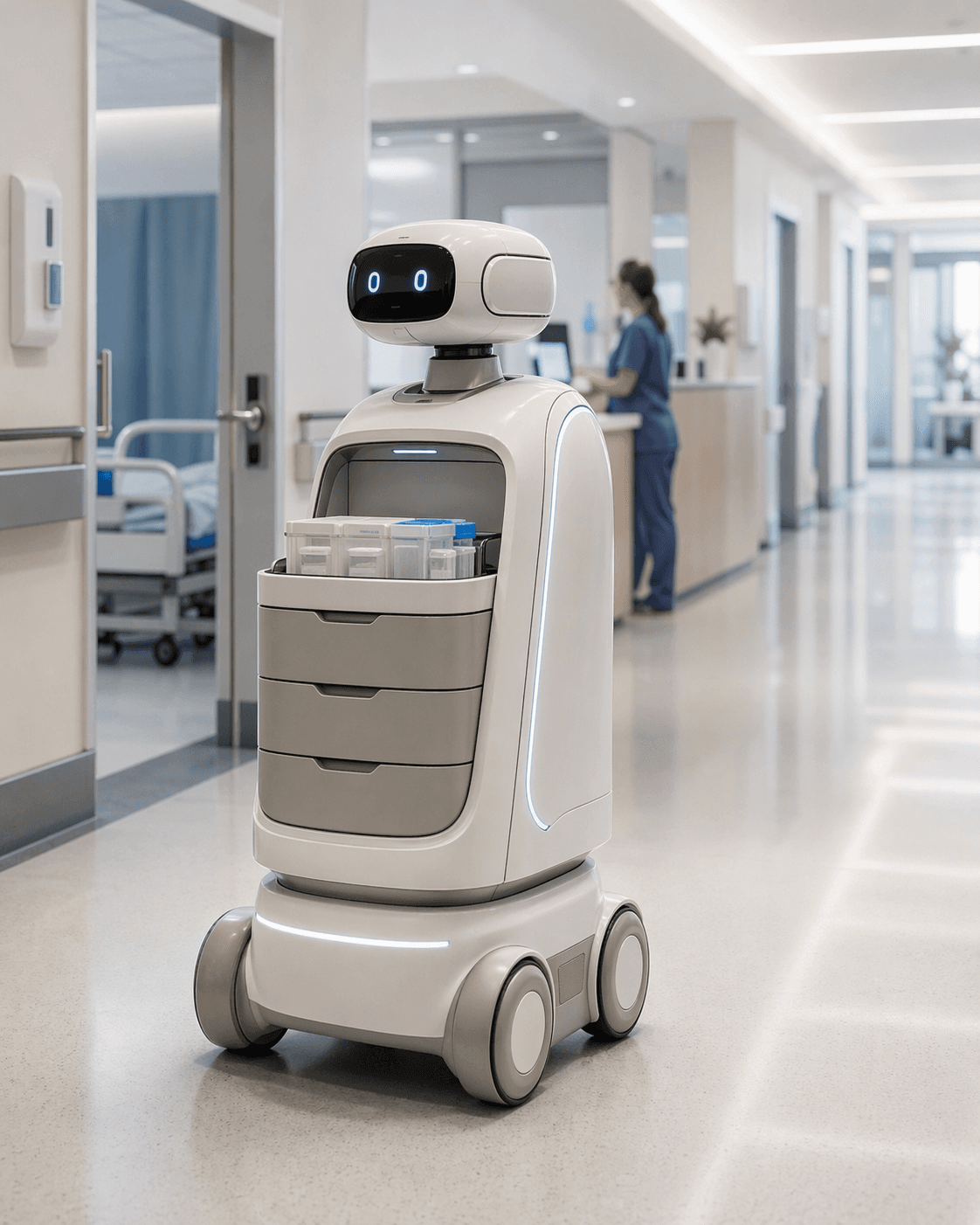 Medical Corridor Logistics Robot